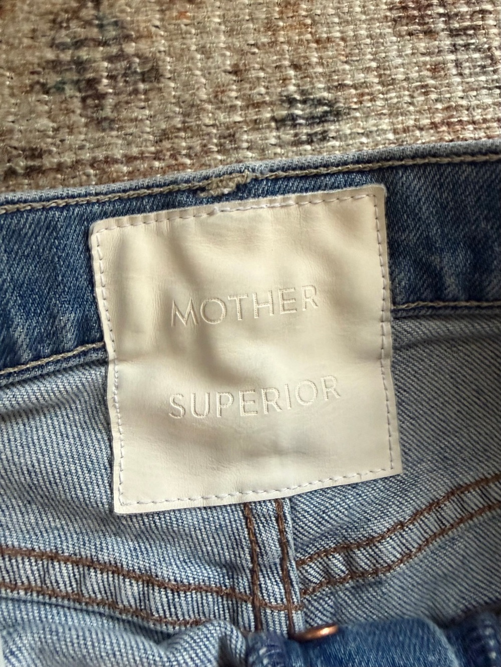 Mother The Flycut Tomcat Roller Wide Leg Jeans Size 30 - Picture 4 of 11